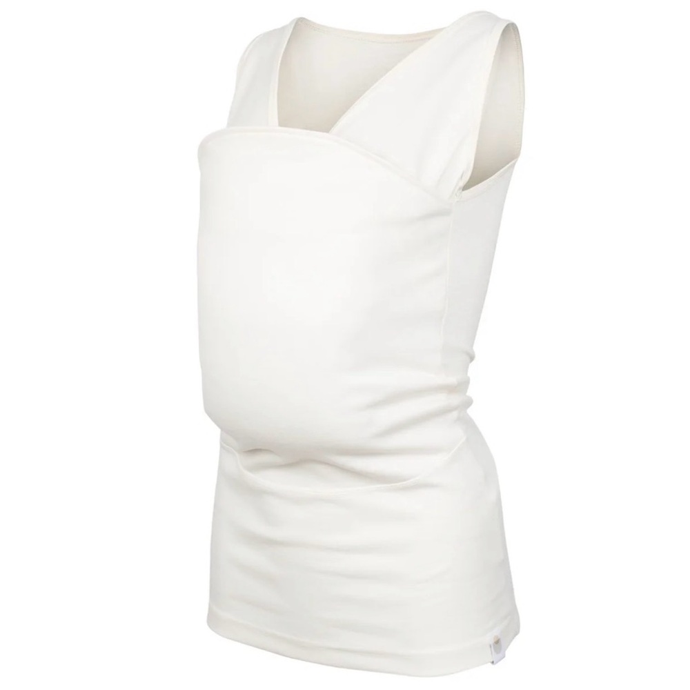 Lalabu Soothe nursing tank shirt - natural cream, size Small